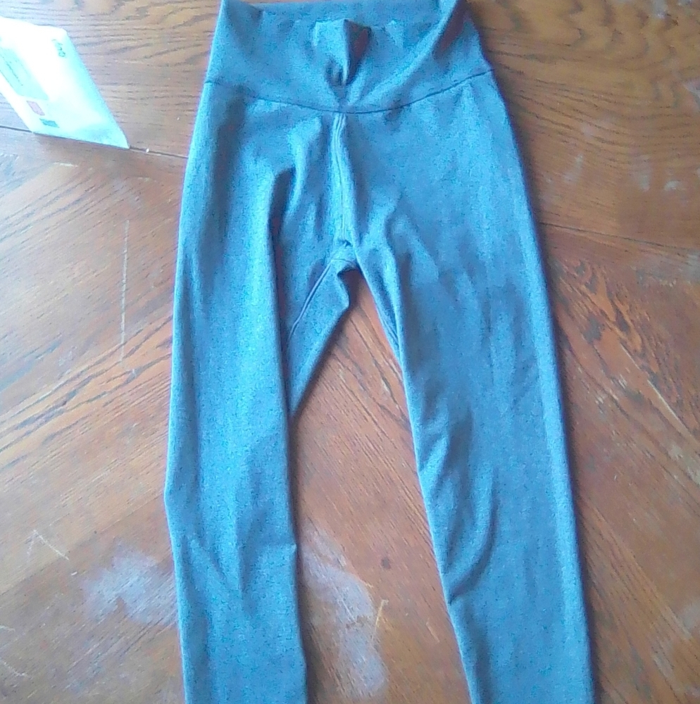 Adidas NWT athletic leggings. Light grey. Size small.